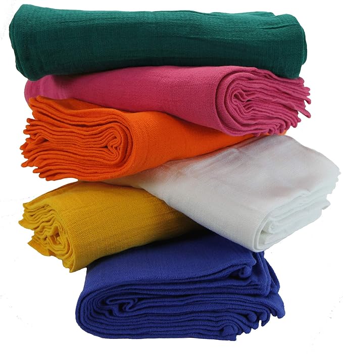 Arkwright Surgical Huck Towels - (Pack of 12) Lint Free & Highly Absorbent Pre-Treated Cotton Cleaning Cloths, Perfect for Medical, Auto Detailing, Window Glass, and Shop, 16 x 26 in, White