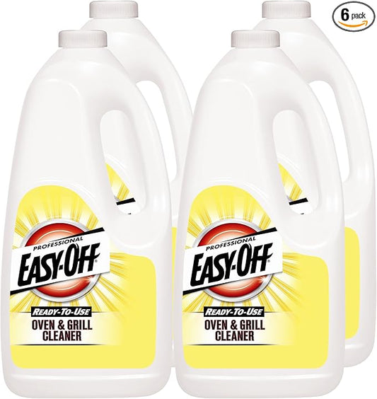 Easy Off 80689 Professional Oven and Grill Cleaner, 64 oz (Pack of 6)