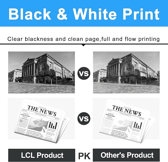 LCL Compatible LC406 LC406XLCS,LC406XLMS,LC406XLYS 3-Color High Yield Pigment Ink Cartridge Replacement for Brother MFC-J4335DW MFC-J4345DW MFC-J4535DW MFC-J5855DW MFC-J5955DW MFC-J6555DW MFC-J6955DW