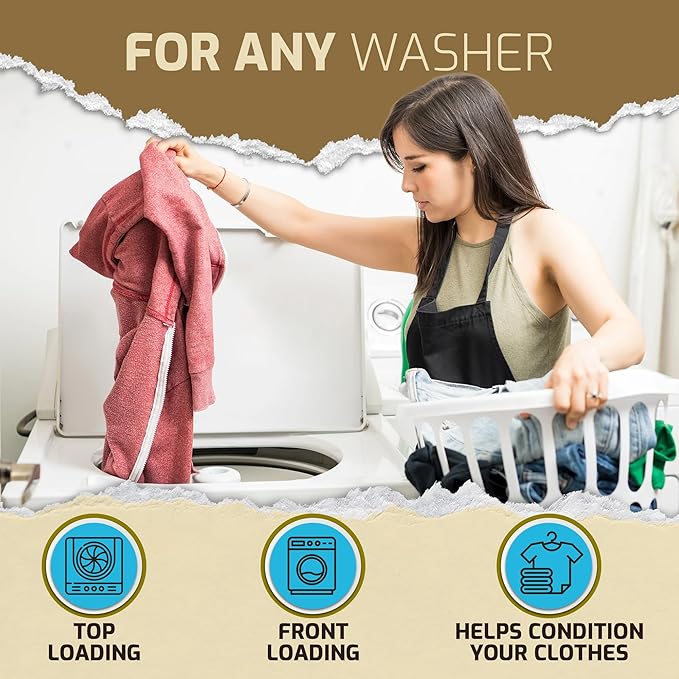 Scent Boosters for Washer, Fresh Aroma - Bulk Laundry Booster Beads and Fabric Smell Deodorizer - In Wash Odor Eliminator Pods for Fresh Scented Clothes