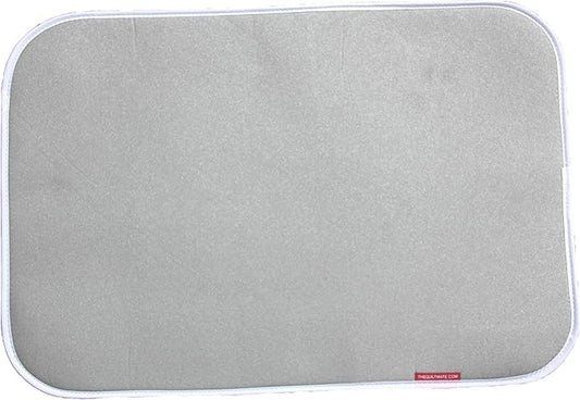 Premium Ironing Pad, Designed Especially for Quilters and Crafters, Classic, Silver, 17 in x 25 in